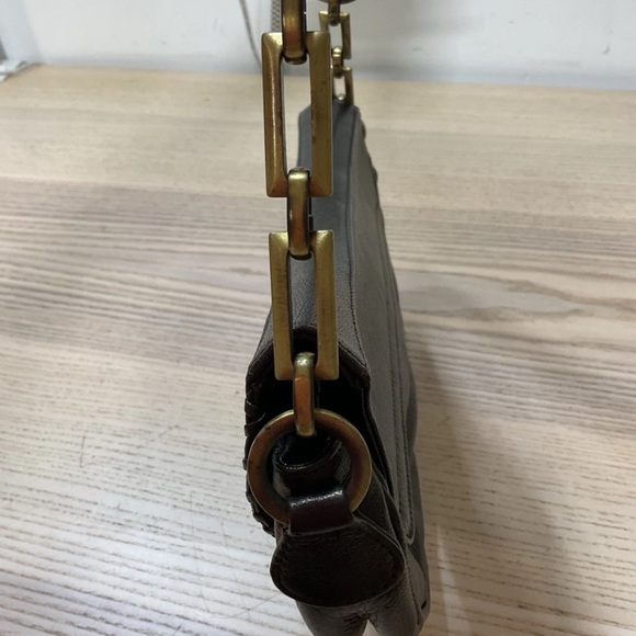 Stuart Weitzman Metallic Leather Handbag - Picture 6 of 16